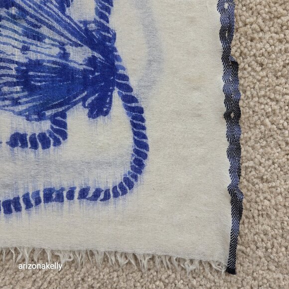 J. Crew Wool Nautical Scarf Lightweight - Picture 7 of 11